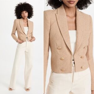 L'AGENCE Tan Blazer